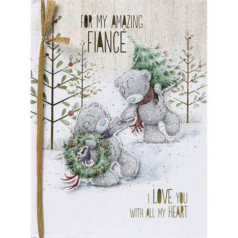 Fiance Me to You Bear Boxed Christmas Card £9.99
